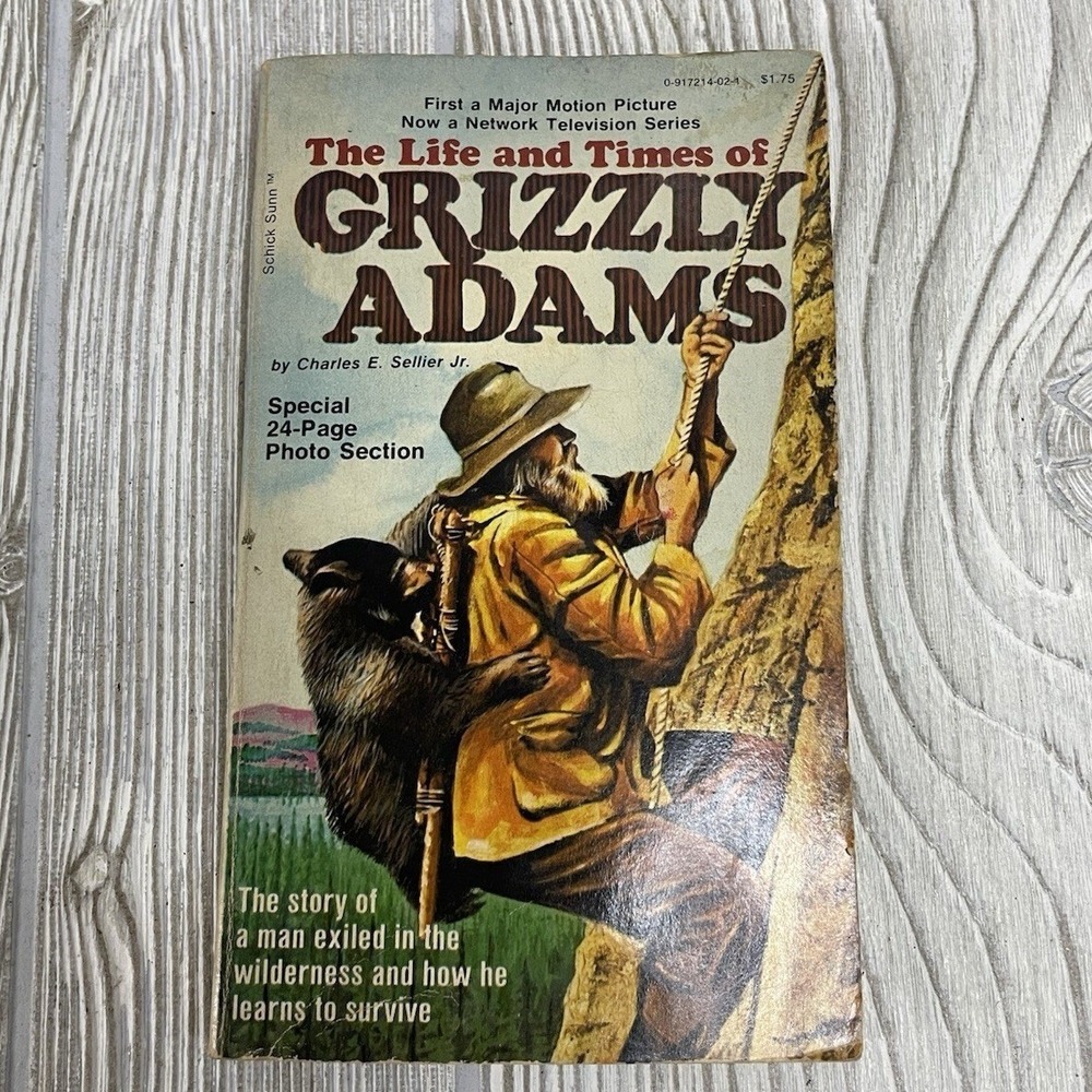 The Life and Times of Grizzly Adams Paperback 1977 Charles E Sellier Jr Vintage